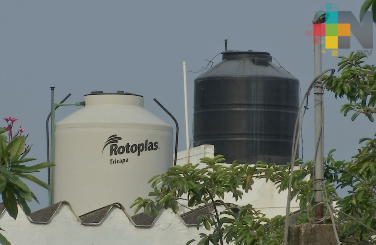 Lluvias ayudan a normalizar servicio de agua potable en Coatzacoalcos; CAEV exhorta a evitar desperdiciarla