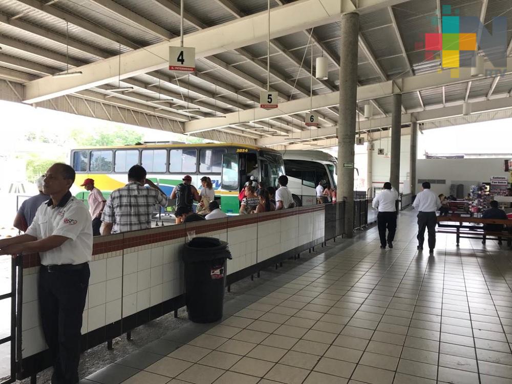 En Cosamaloapan inician protocolo de identificación de pasaje en terminal de autobuses