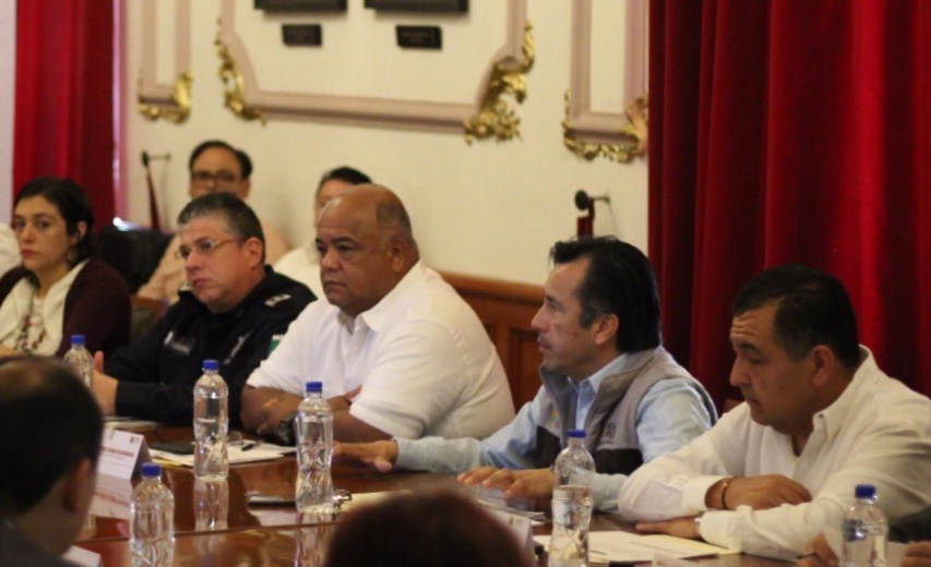 Encabeza el gobernador Cuitláhuac García, reunión de seguridad para vacaciones de verano