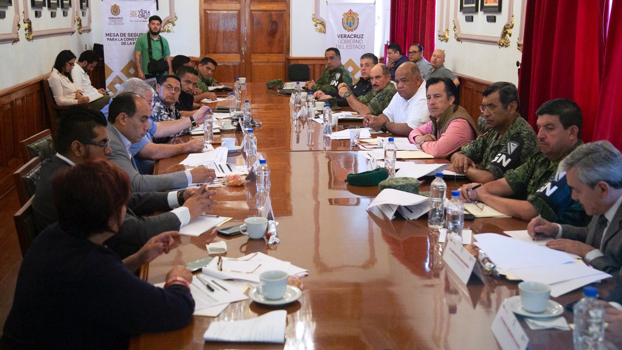 Se integra la Guardia Nacional a la Mesa para la Construcción de la Paz: Cuitláhuac García