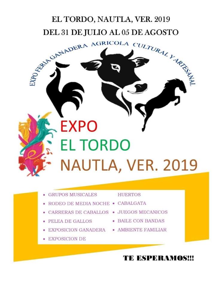 Invitan a Exposición Ganadera y Feria de la Salud en El Tordo, Nautla