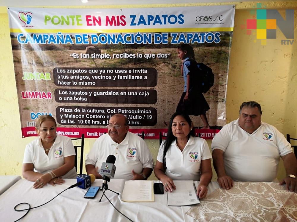Asociación «Tengo lo que doy» realizará colecta de zapatos para estudiantes de bajos recursos