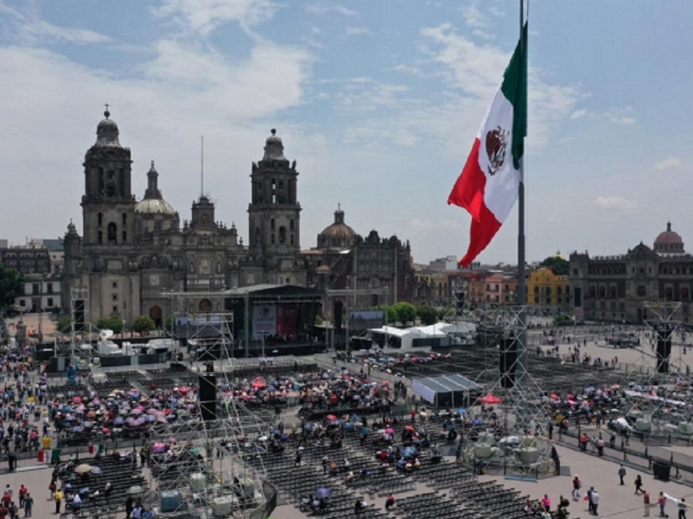 Cierran calles del Centro Histórico previo a informe de AMLO