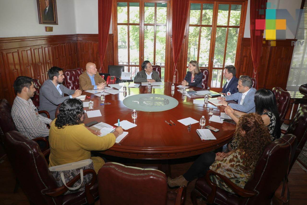 Gobierno de Veracruz y la Cruz Roja establecen estrategia integral en materia de desaparición de personas