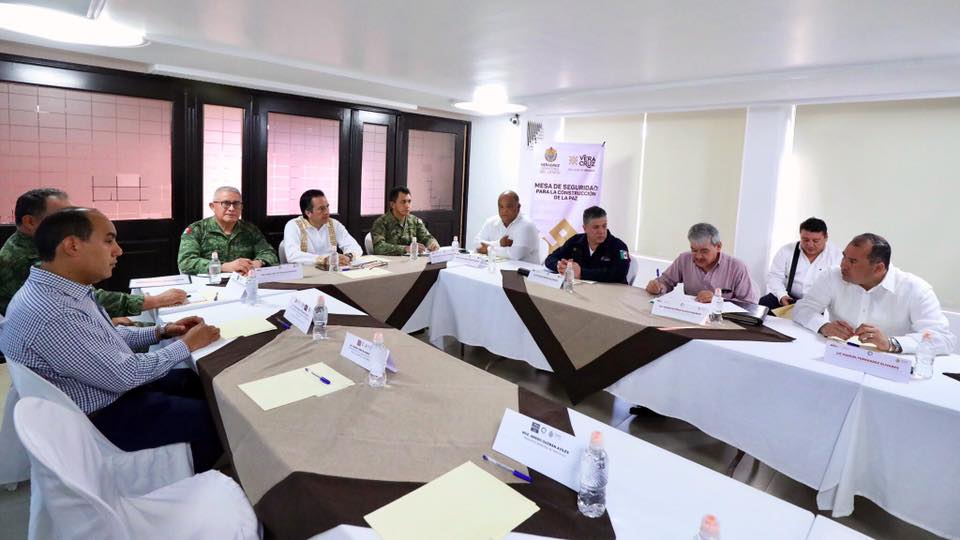 Gobernador Cuitláhuac García preside mesa de Coordinación para la Construcción de la Paz en Tantoyuca