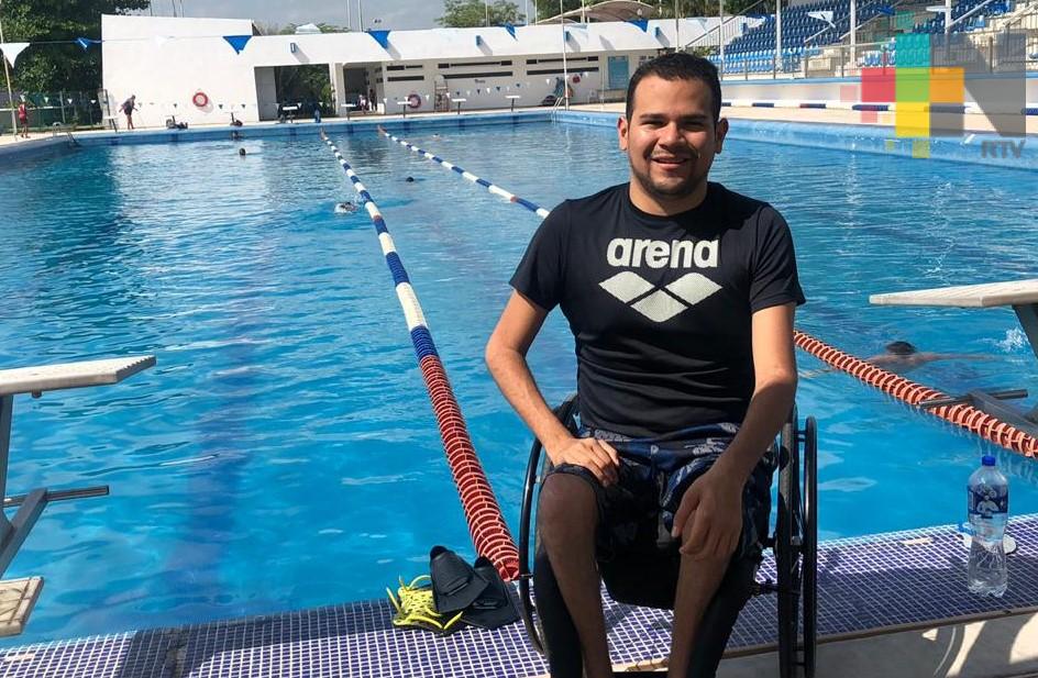 Diego López en campamento rumbo a Lima 2019