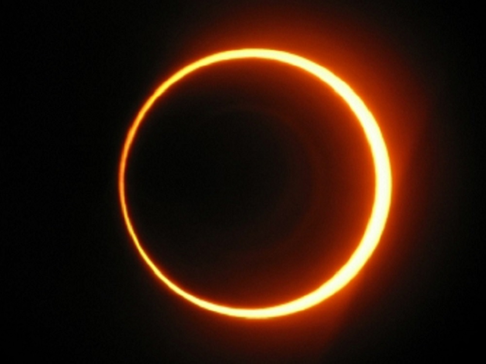 Descenso de temperatura y variantes en el viento durante eclipse