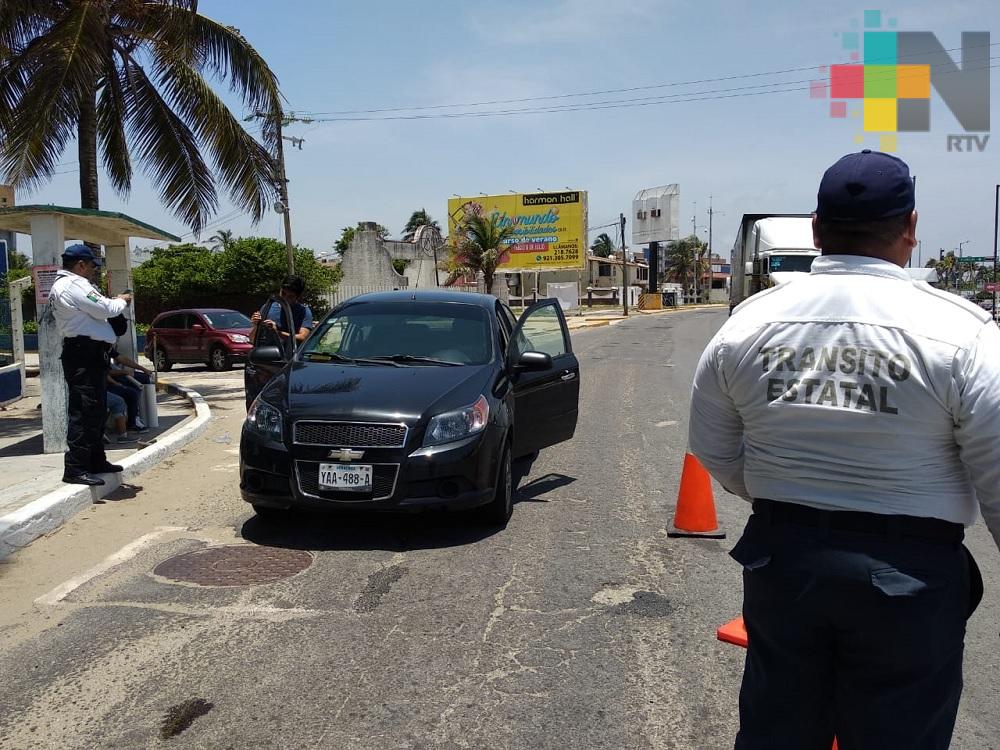 En promedio 20 conductores de Coatzacoalcos son detenidos por traer vidrios polarizados