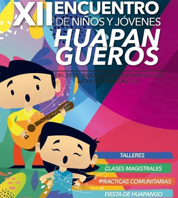 Pequeños músicos de Veracruz en Encuentro de Niños, Niñas y Jóvenes Huapangueros