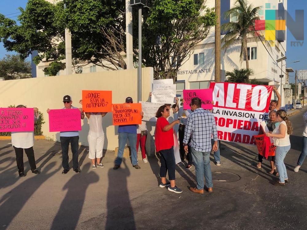 FGE ya investiga invasión de predio en municipio de Veracruz