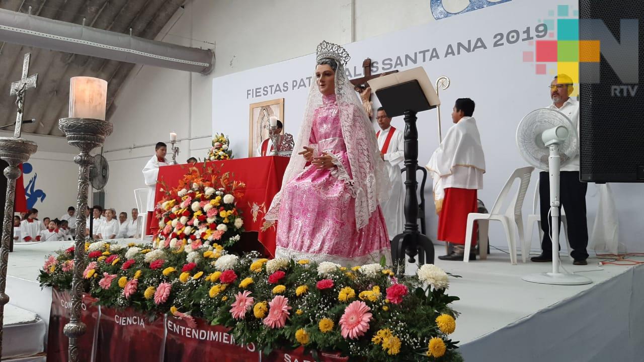 Inician festejos en honor a Nuestra Señora de Santa Ana en Boca del Río