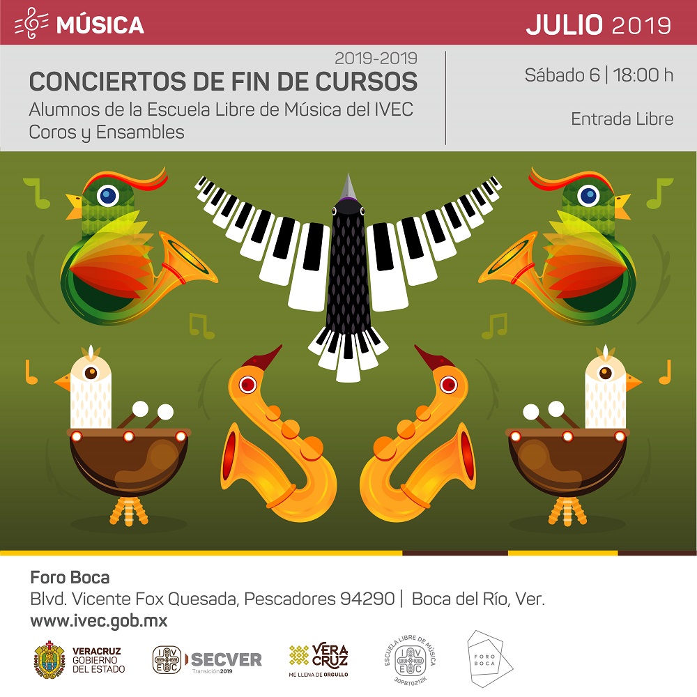 Invita la Escuela Libre de Música a conciertos de fin de cursos