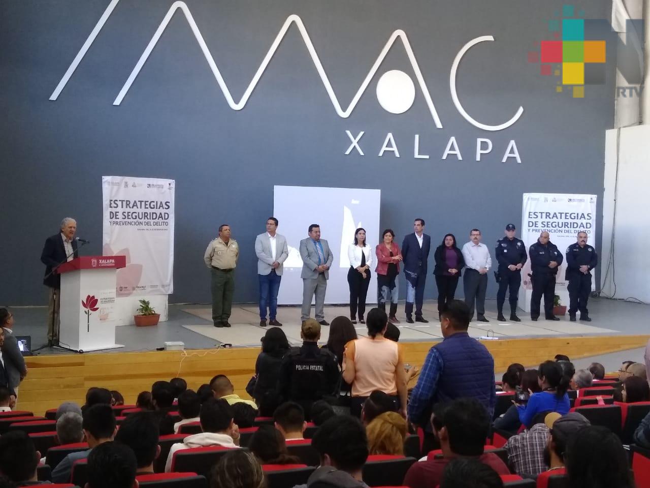 Ayuntamiento de Xalapa realizó el foro Estrategias de Seguridad y Prevención del Delito
