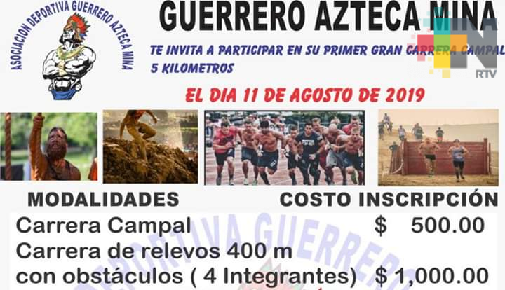 Minatitlán recibirá Carrera con obstáculos «Guerrero Azteca»