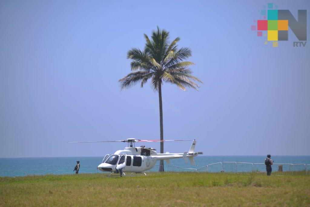 Funcionaria únicamente se tomo la foto, no se trasladó en helicóptero
