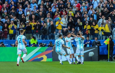 Argentina derrota a Chile y es tercero en la Copa América Brasil 2019