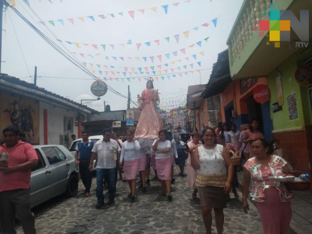 Inició novena a Santa María Magdalena en Xico