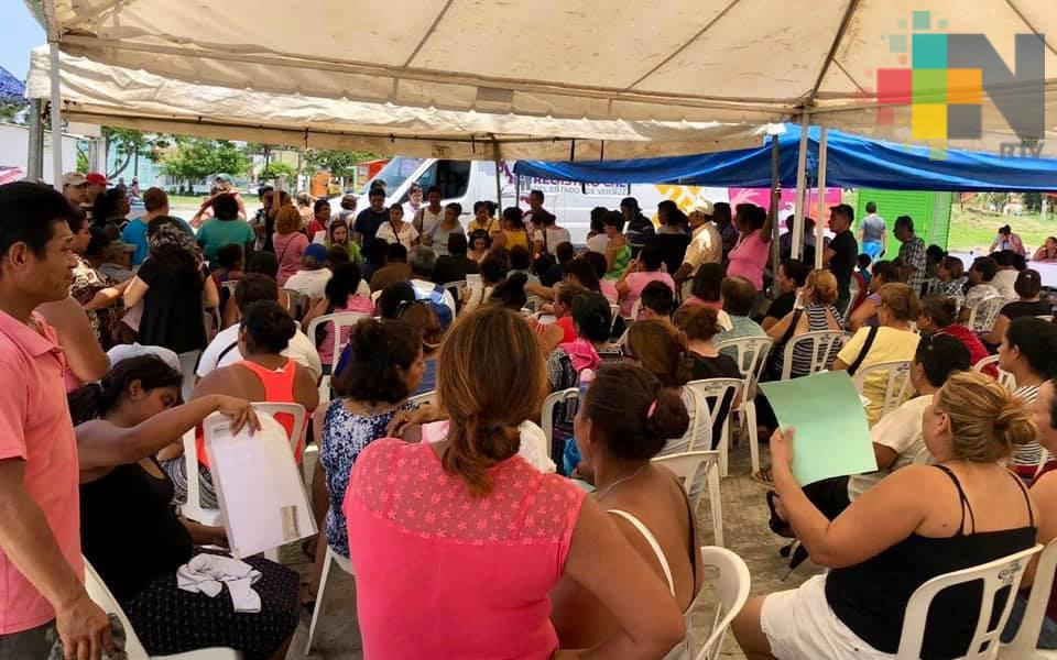 Con numerosa asistencia inició la Jornada de Atención Ciudadana en Veracruz-Boca del Río