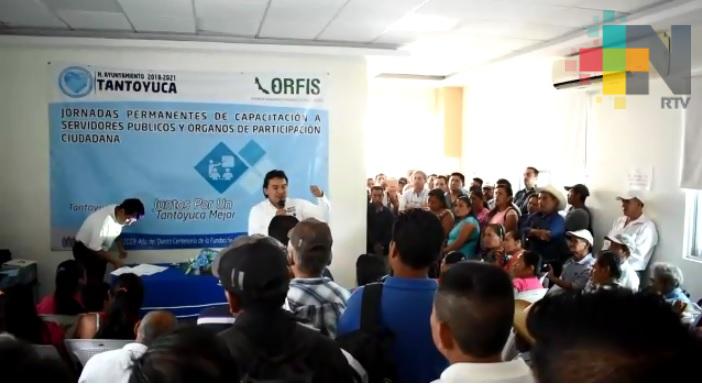 En Tantoyuca, Orfis realiza Jornadas de Capacitación a Servidores Públicos