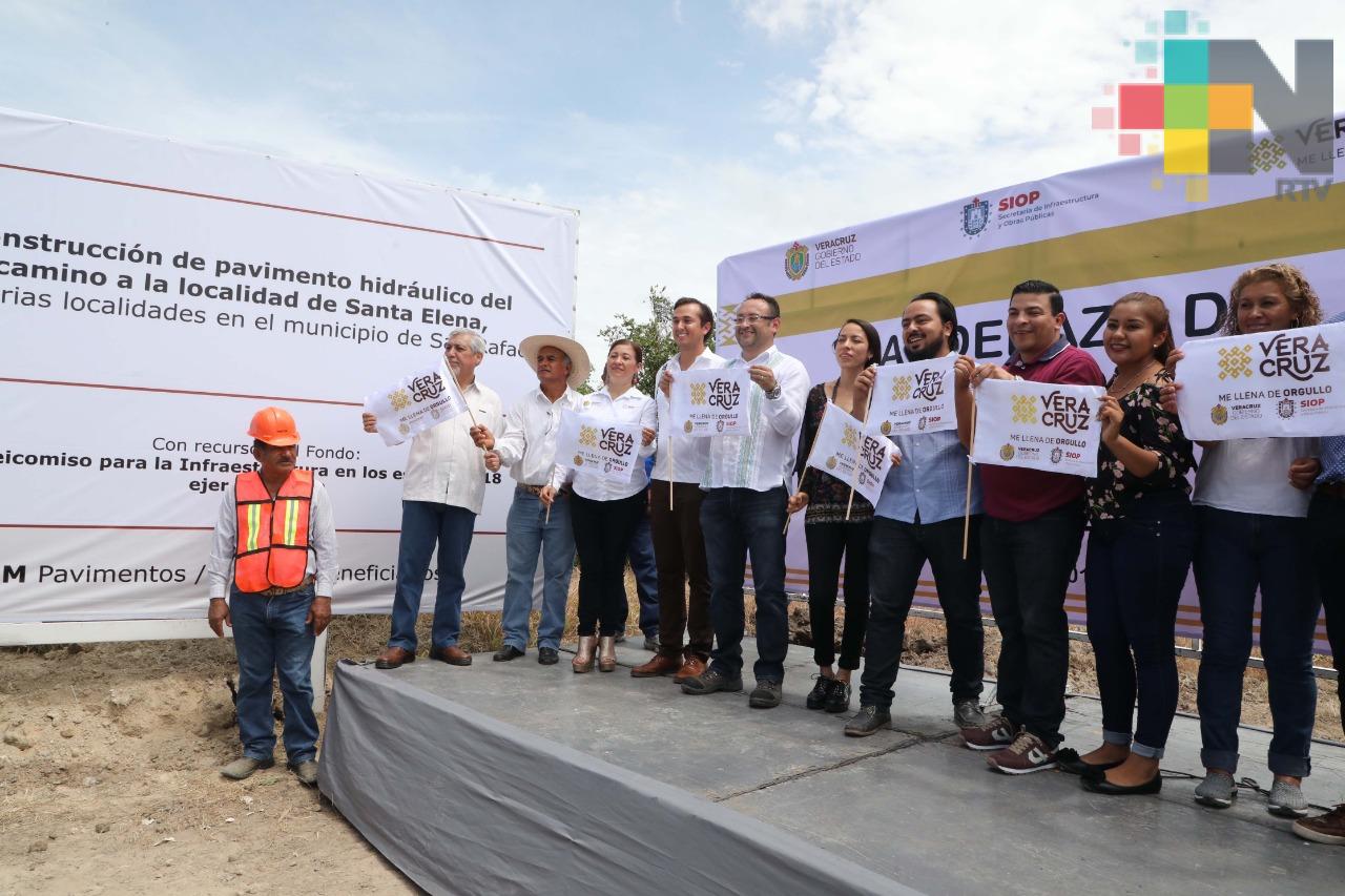 SIOP inicia obras en Vega de Alatorre y San Rafael