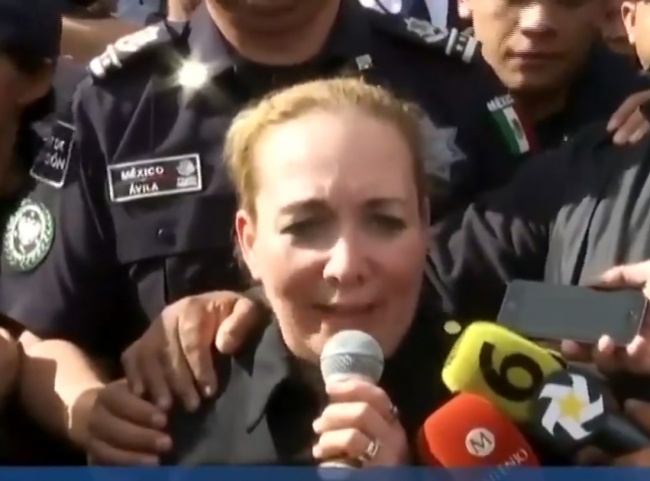 Comisionada de Guardia Nacional ofrece diálogo a policías federales