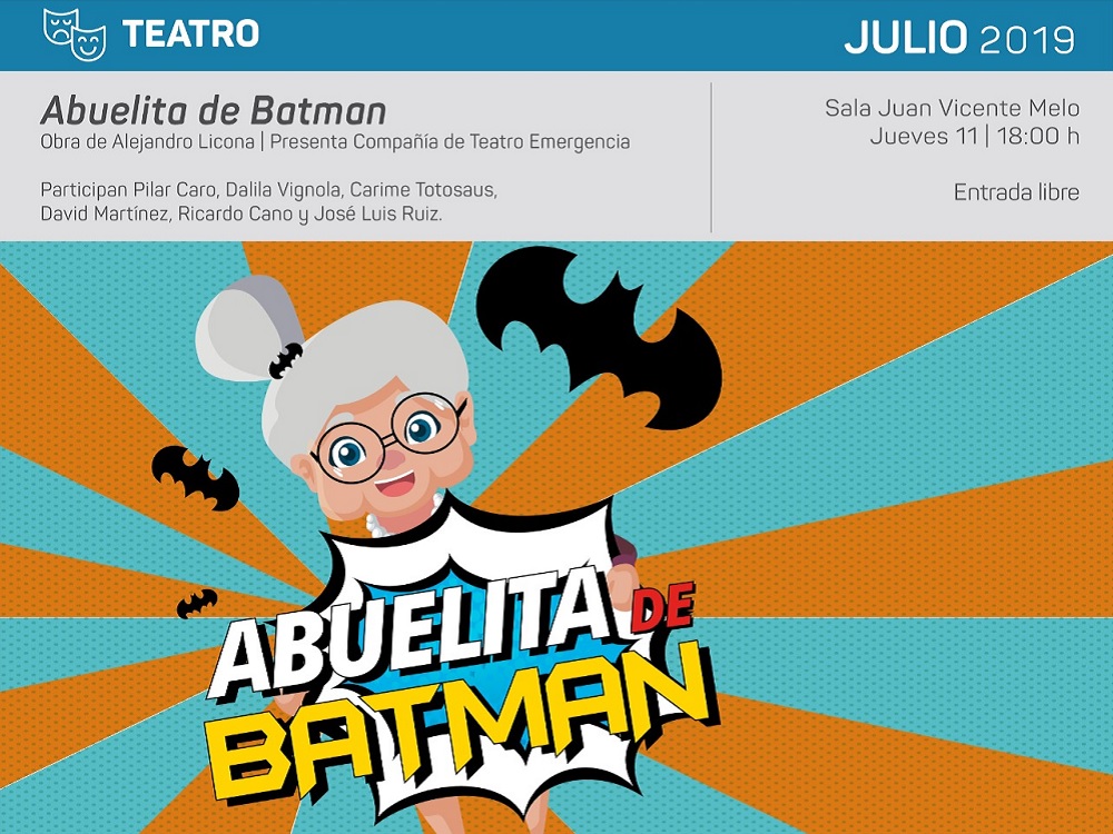 Presentará IVEC obra de teatro Abuelita de Batman