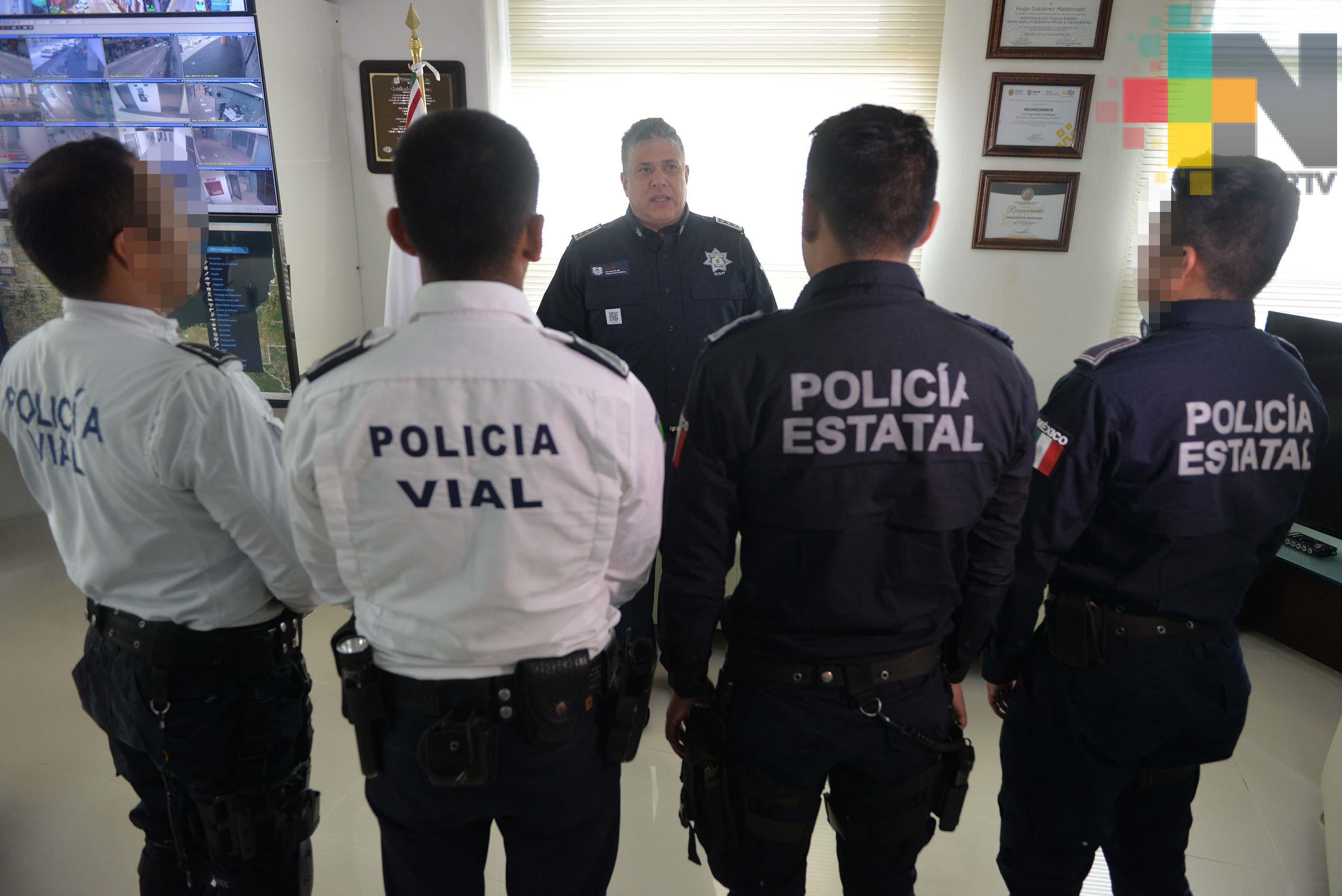 Reconoce SSP a elementos que detuvieron a presuntos homicidas, en Xalapa