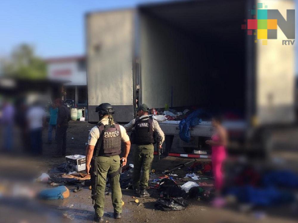 Refuerzan vigilancia en municipios del sur de Veracruz, para contener migrantes