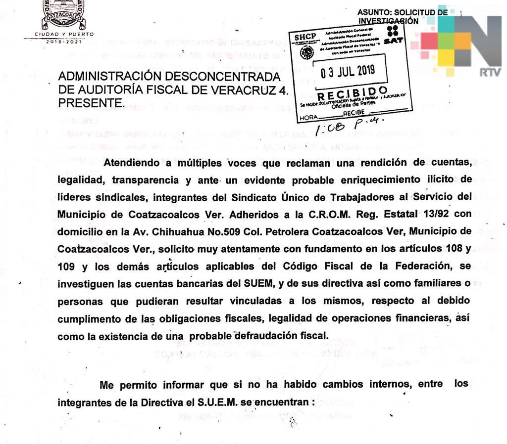 Habrá denuncias contra dirigentes del SUEM por bloqueos