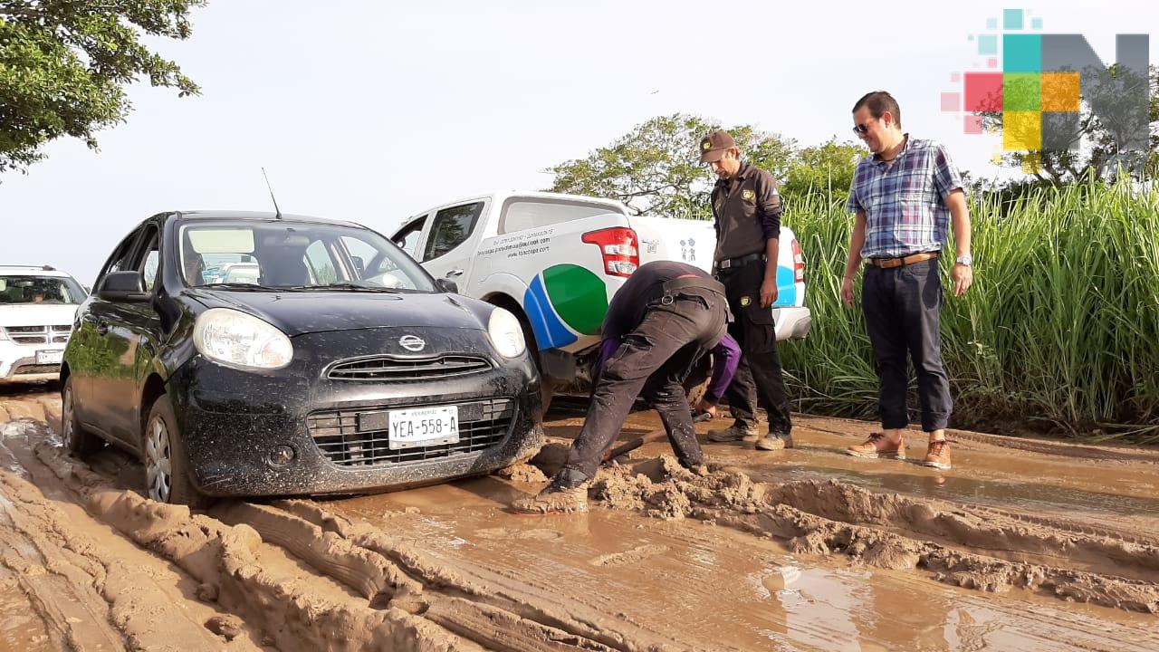 Deslave en San José Novillero, municipio de Boca del Río