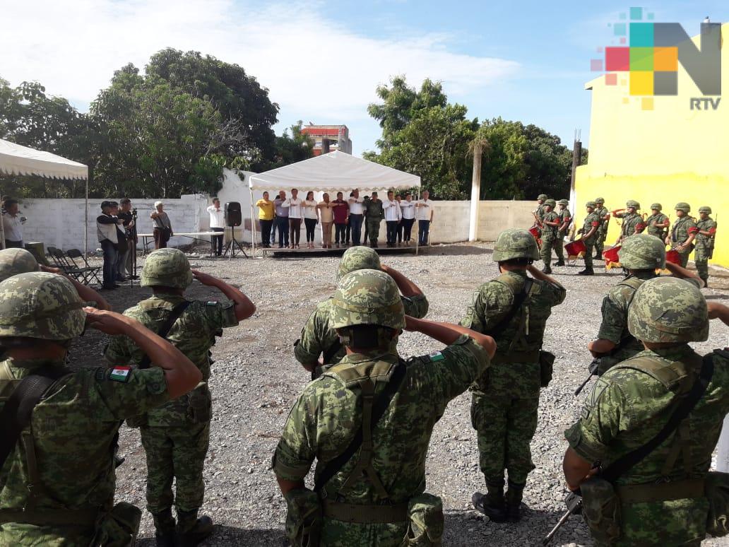 Instalan destacamiento militar en Vega de Alatorre