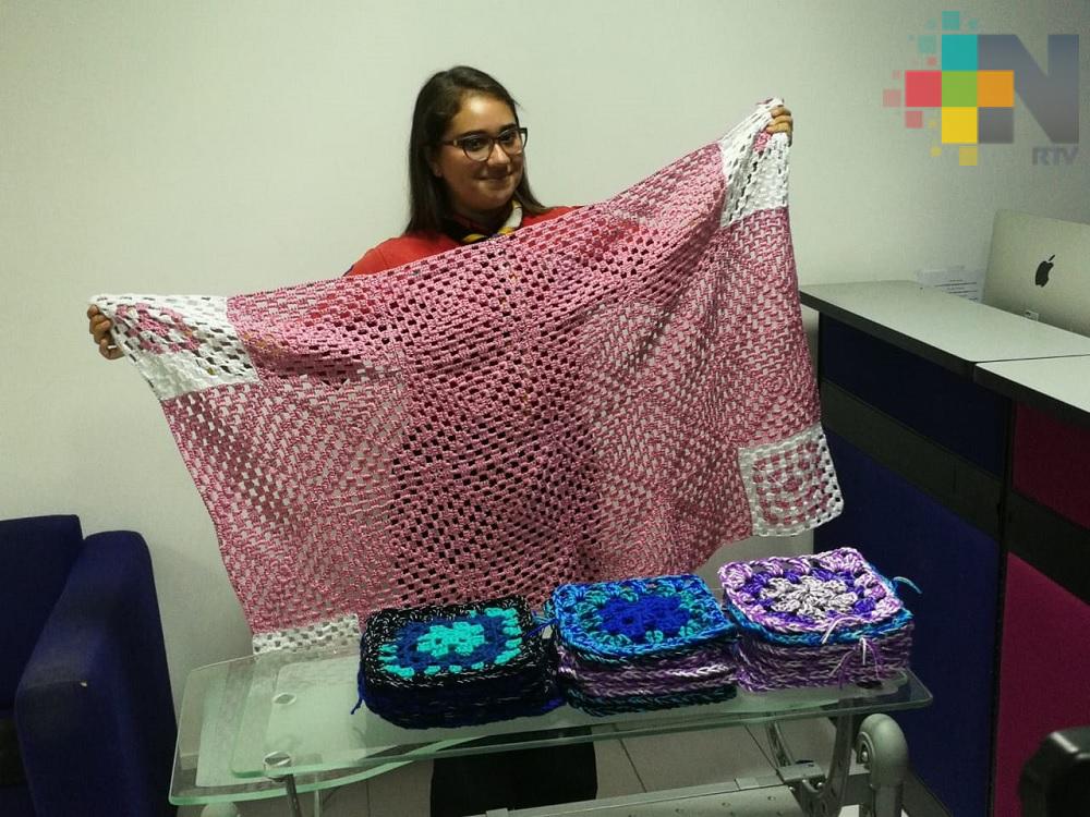 Scouts de México en Coatzacoalcos entregarán colchas tejidas en sierra de Santa Martha