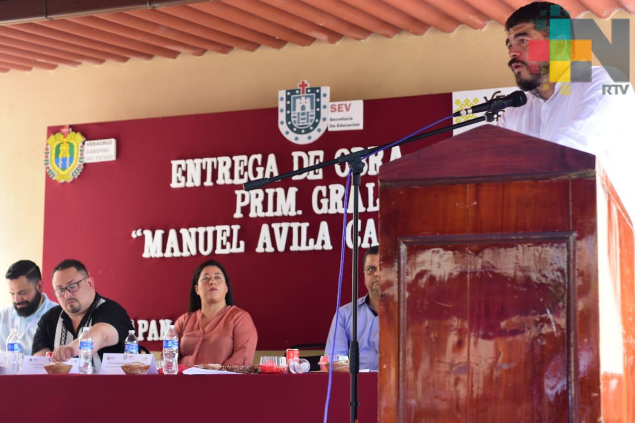 Entrega SEV infraestructura de escuela afectada por sismo de 2017