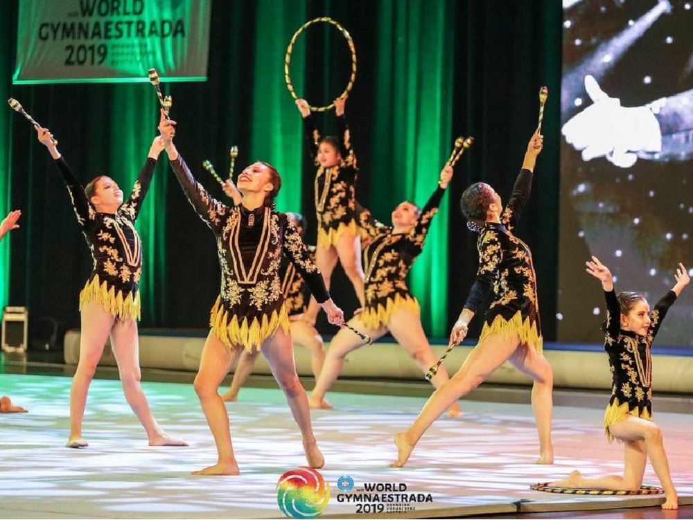 Triunfan gimnastas de Coatepec en Gymnastrada Mundial de Austria