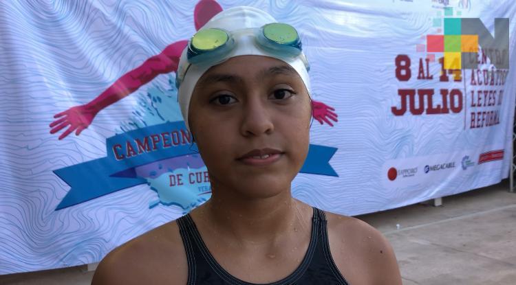 Grecia Hernández buscará más triunfos en la natación