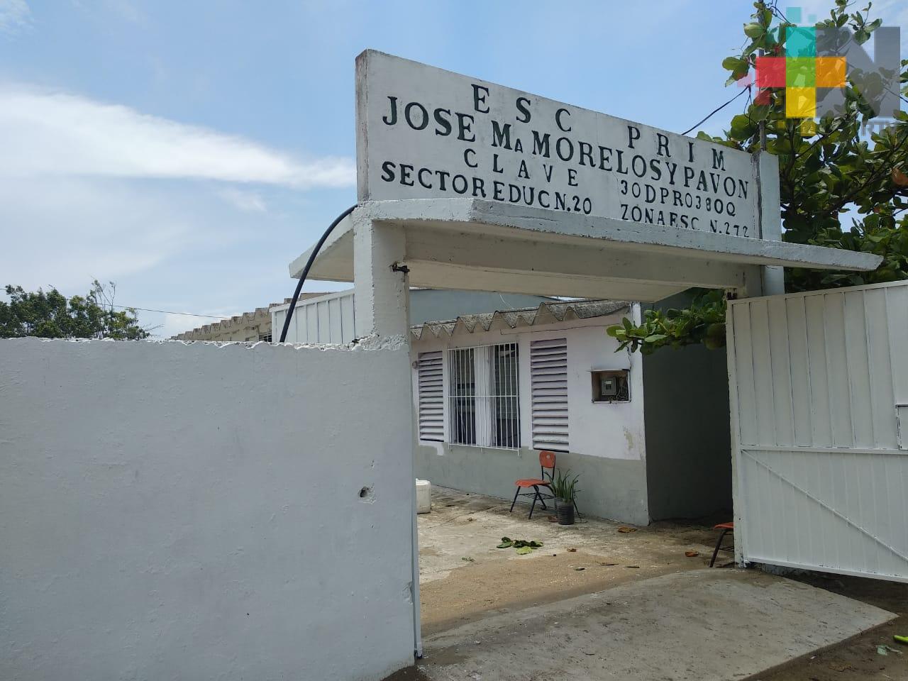 Reportan robo en escuelas de Coatzacoalcos