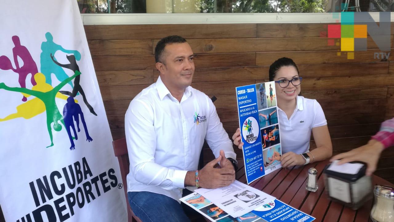 Anuncian curso de masaje deportivo en Xalapa
