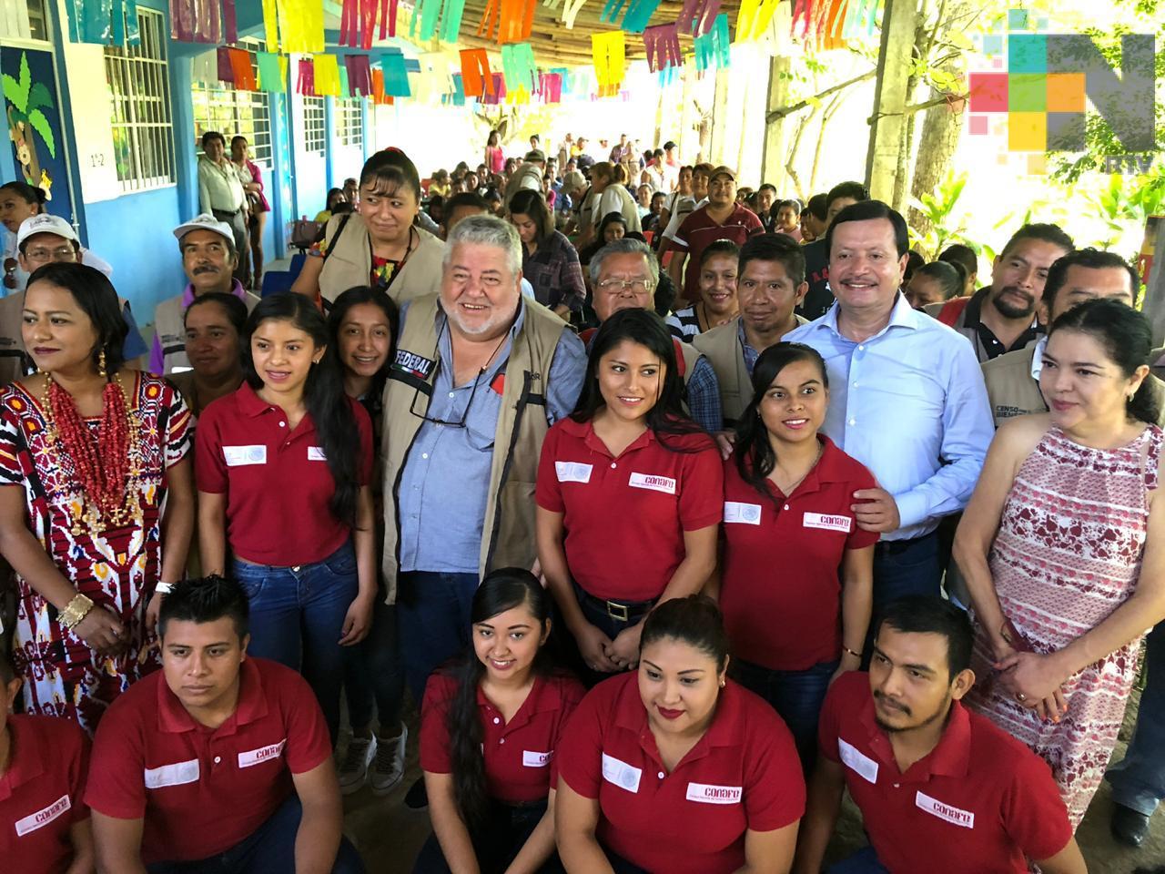 De gira por el norte de Veracruz  el delegado federal del Programa Bienestar