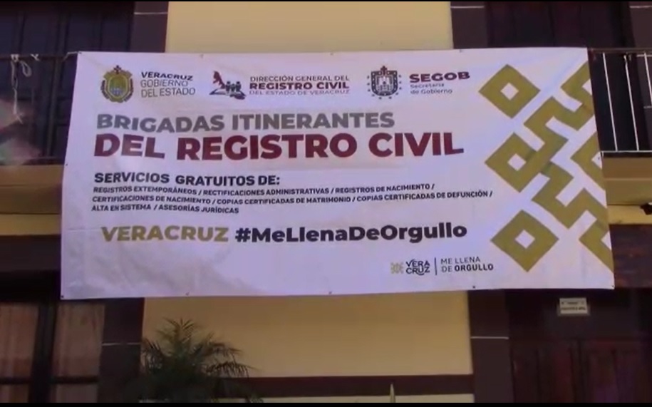Jornadas itinerantes del Registro Civil llegarán a seis municipios de la región de Coatepec
