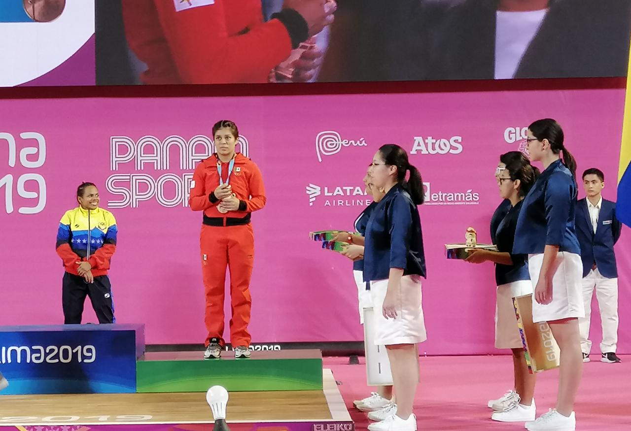 Ana Ferrer gana bronce en halterofilia de Juegos Panamericanos