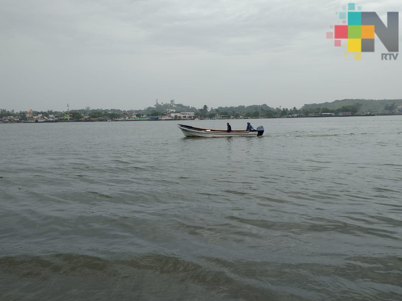 Escasea la pesca en Coatzacoalcos por falta de lluvias