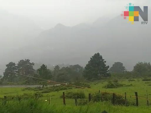 Nublados dispersos en zona montañosa y sur de Veracruz