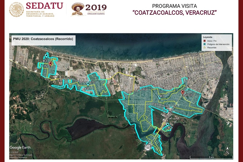 Podrían incluir a Coatzacoalcos en el Programa de Mejoramiento Urbano 2020 “Mi México Late”