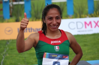 Mariana Arceo da el oro a México en el pentatlón moderno