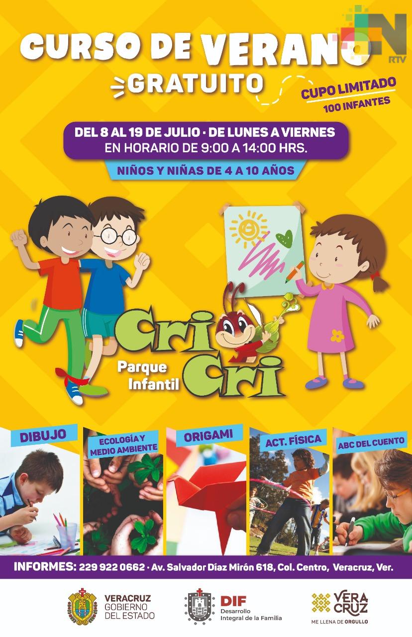 Ofrece DIF Estatal cursos de verano para niñas y niños