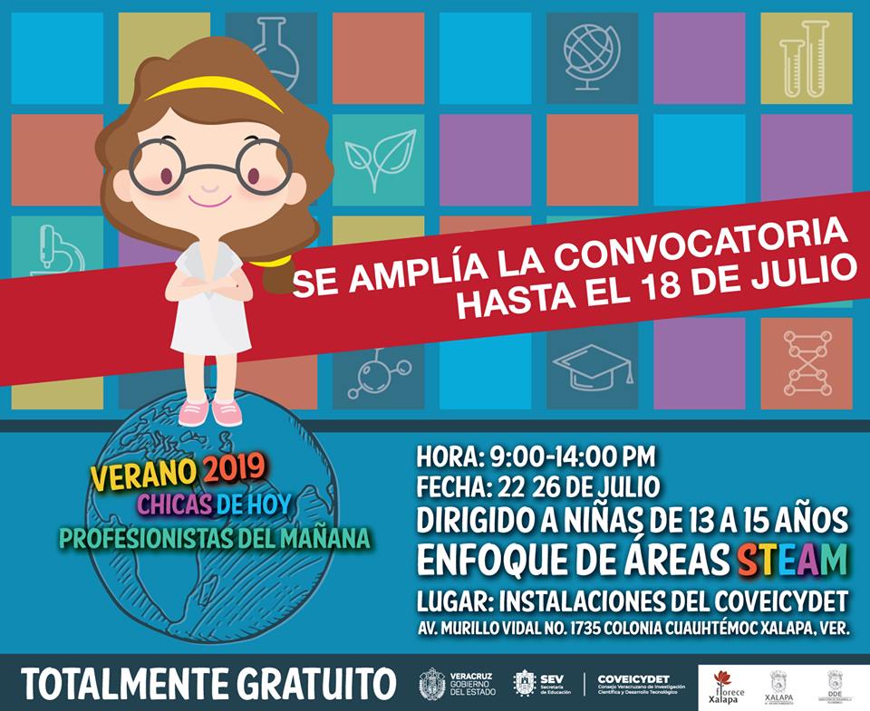 Invita el Coveicydet al curso de verano “Chicas de hoy, profesionistas del mañana”