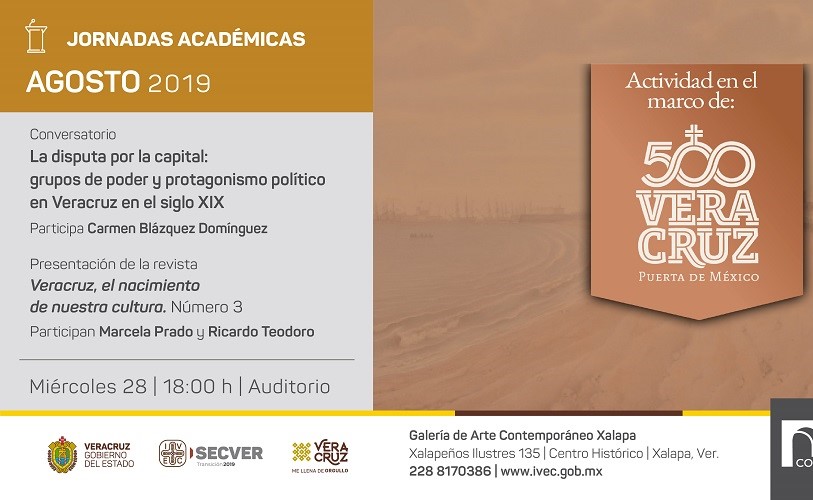 Continúan Jornadas Académicas por los 500 años de la Vera Cruz en GACX
