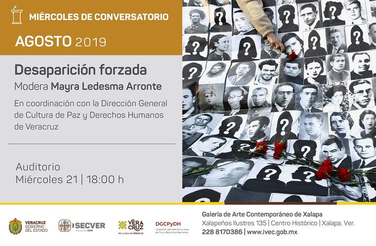 Conversatorio “Desaparición forzada” en GACX