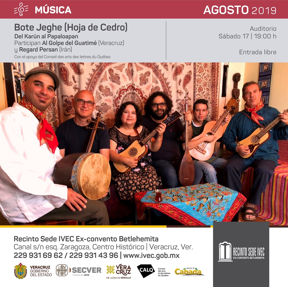 Disfruta un concierto de son jarocho y música persa en Sede IVEC