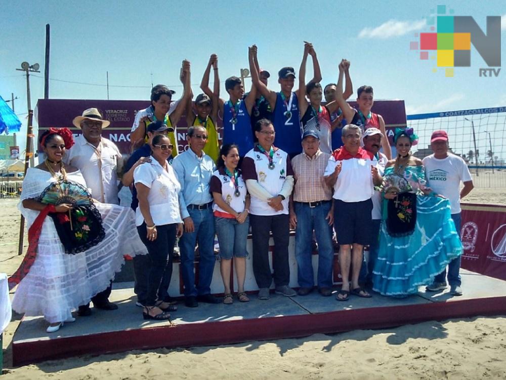 Concluye Festival Nacional Infantil y Juvenil de Voleibol de Playa en Coatzacoalcos